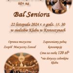 Plakat bal seniora