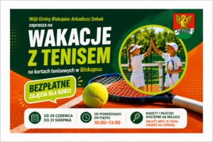 WAKACJE Z TENISEM W BISKUPCU!